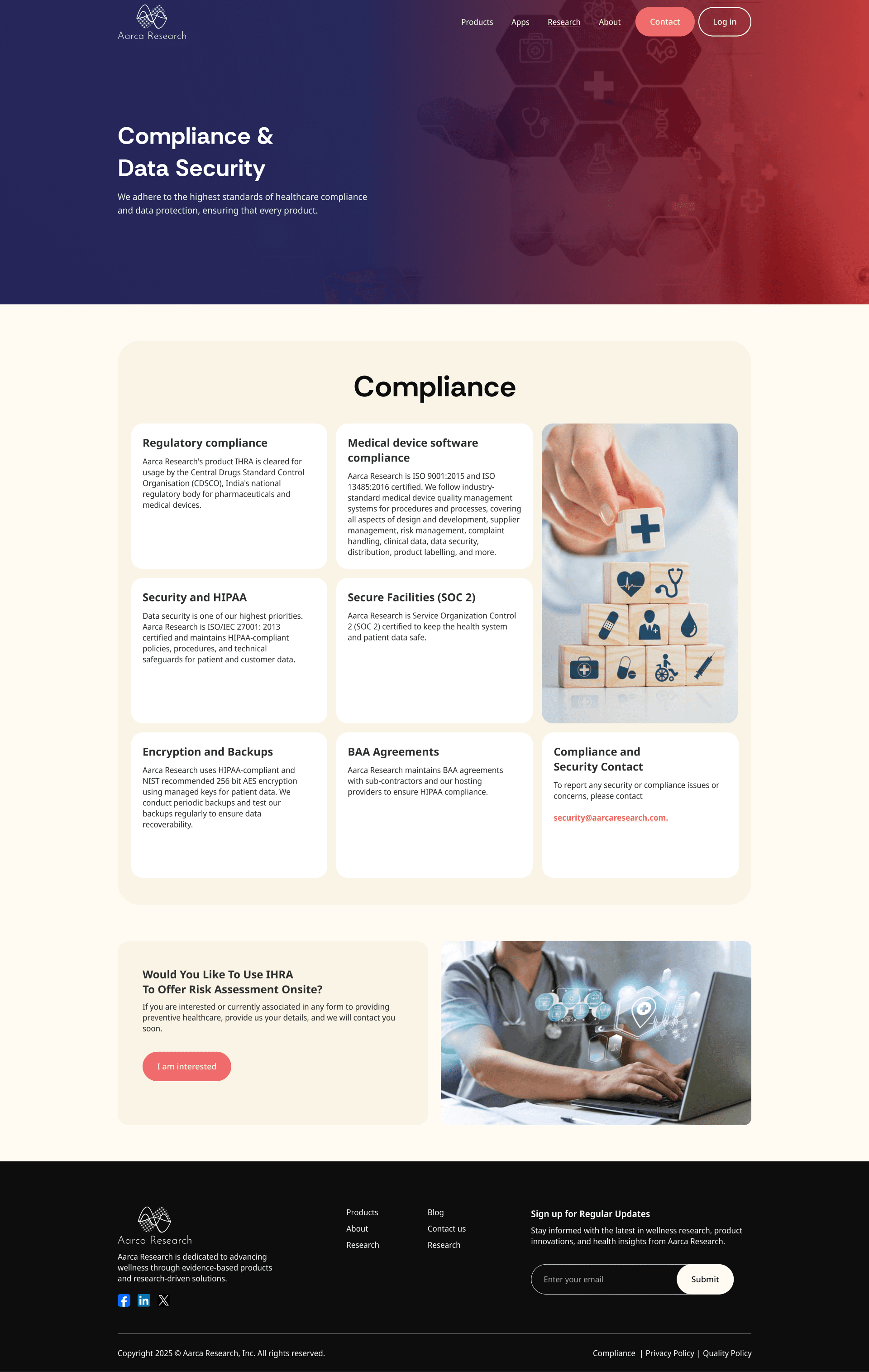 Compliance & Data Security